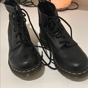 Dr. Martens Black Leather Boots